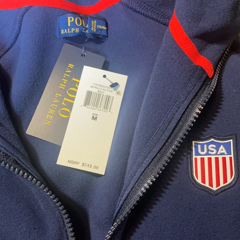 🆕Polo Ralph Lauren 🏇Active Hybrid Quarter-Zip Fleece pullover🔥 - Picture 9 of 12